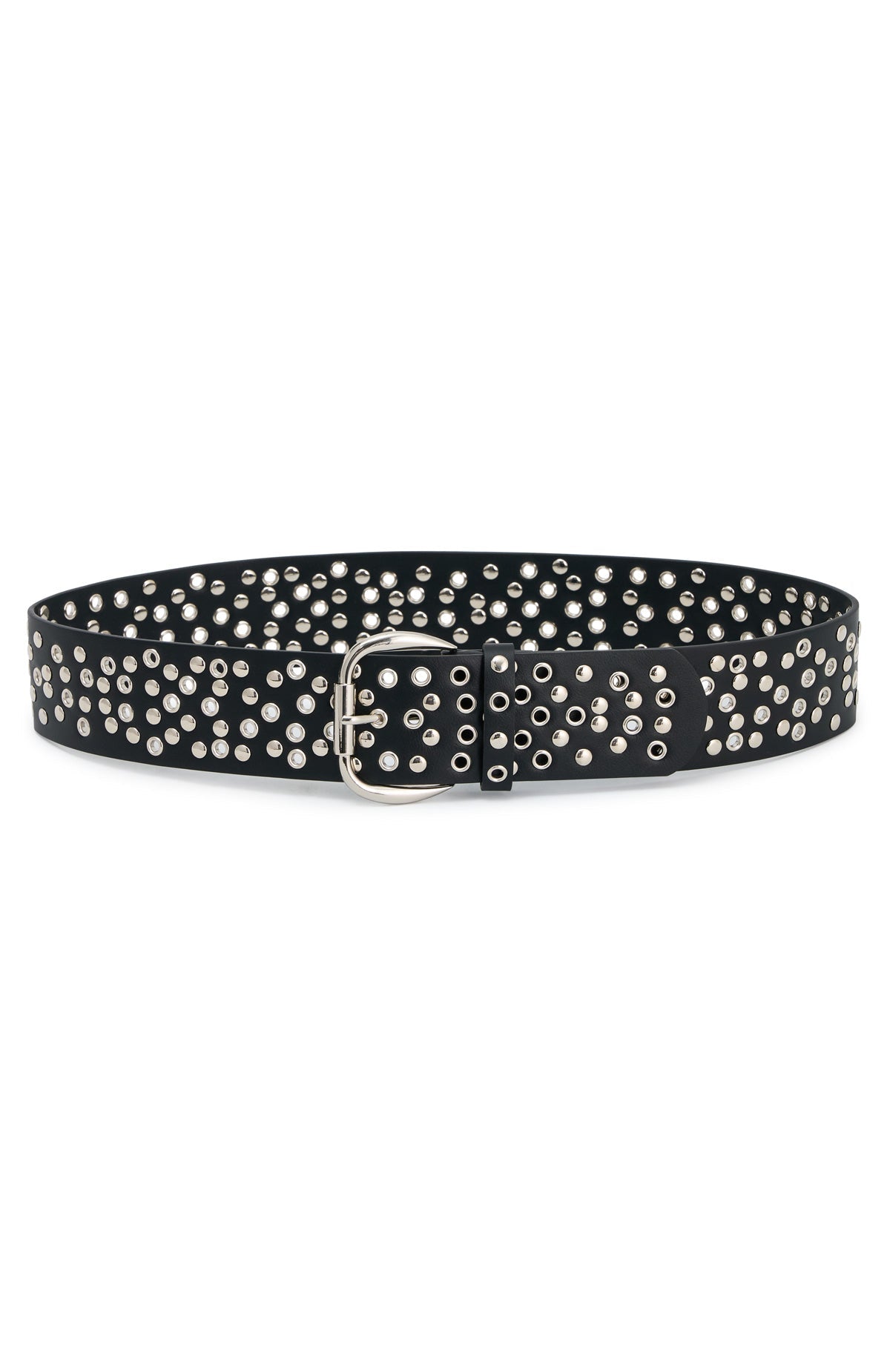 White Fox Toto Belt Black/Silver