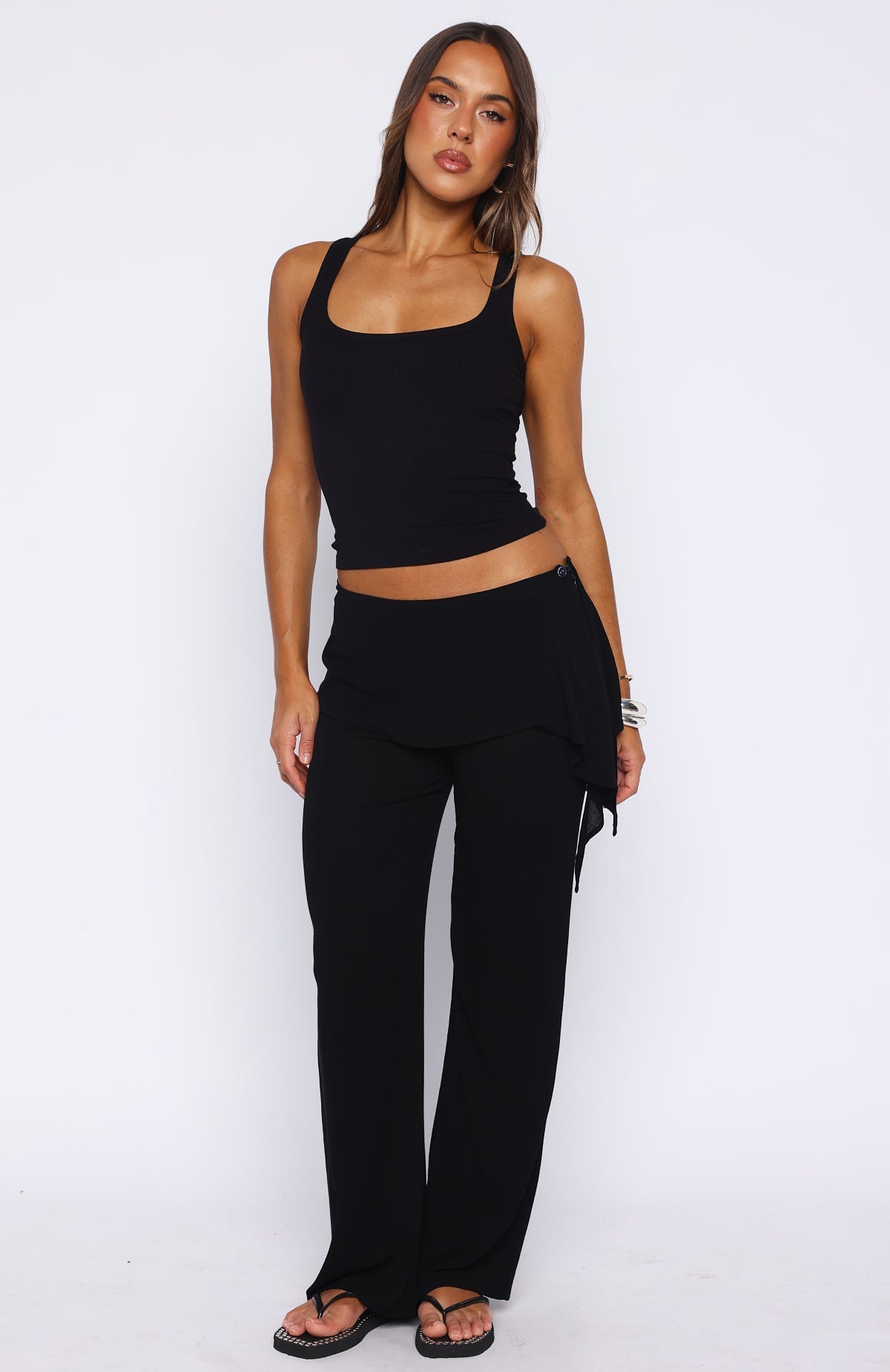 White Fox Start Me Up Pants Black