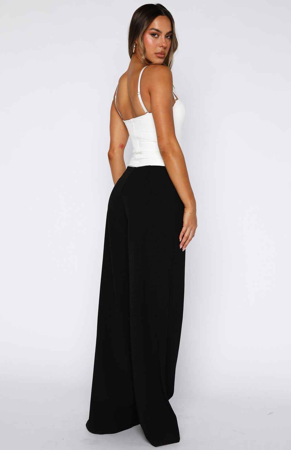 White Fox Walk With You Pants Black