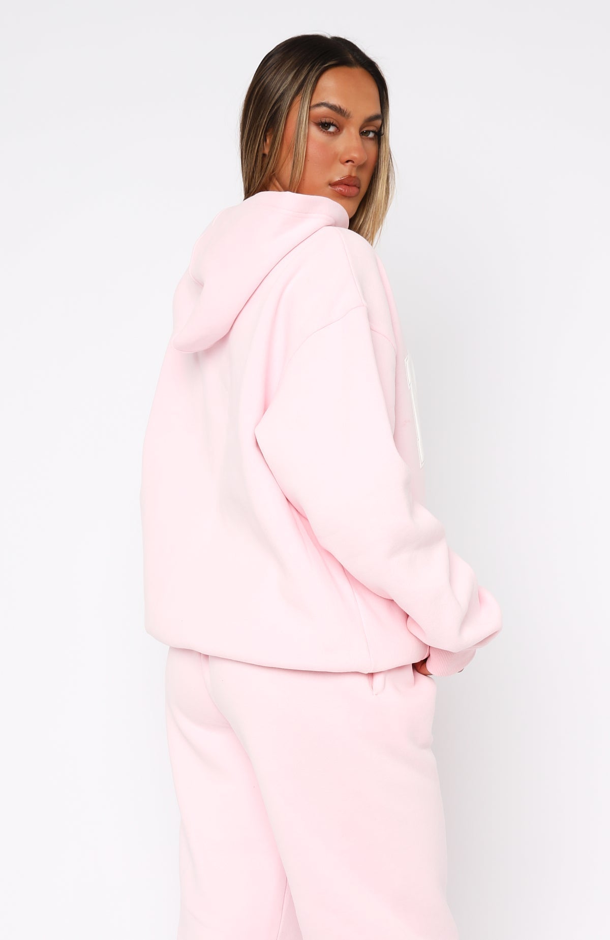 White Fox Decade Classics Varsity Oversized Hoodie Posy