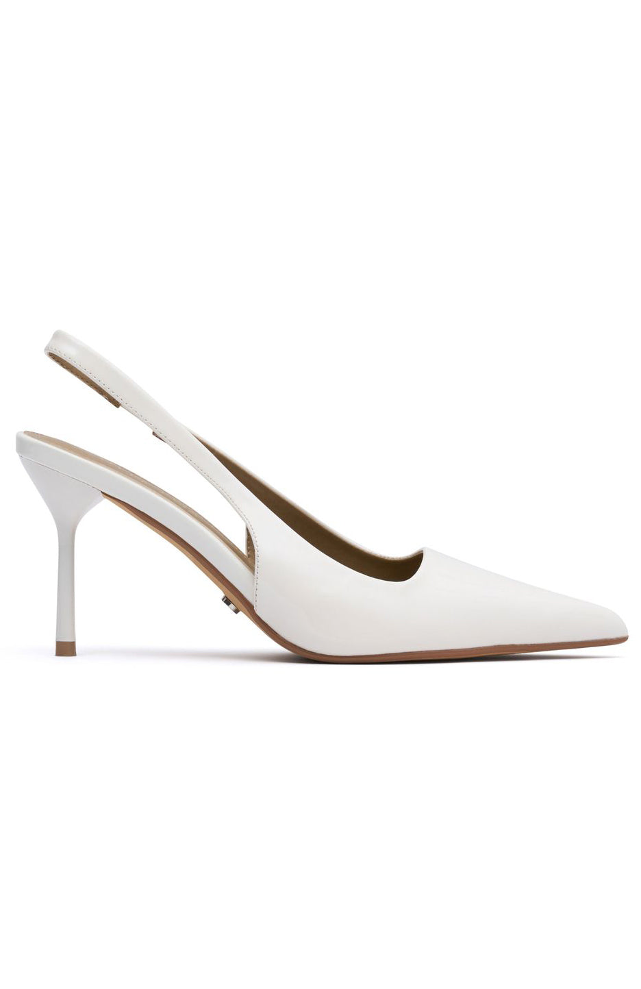 White Fox Tayte Slingback Heel White Patent