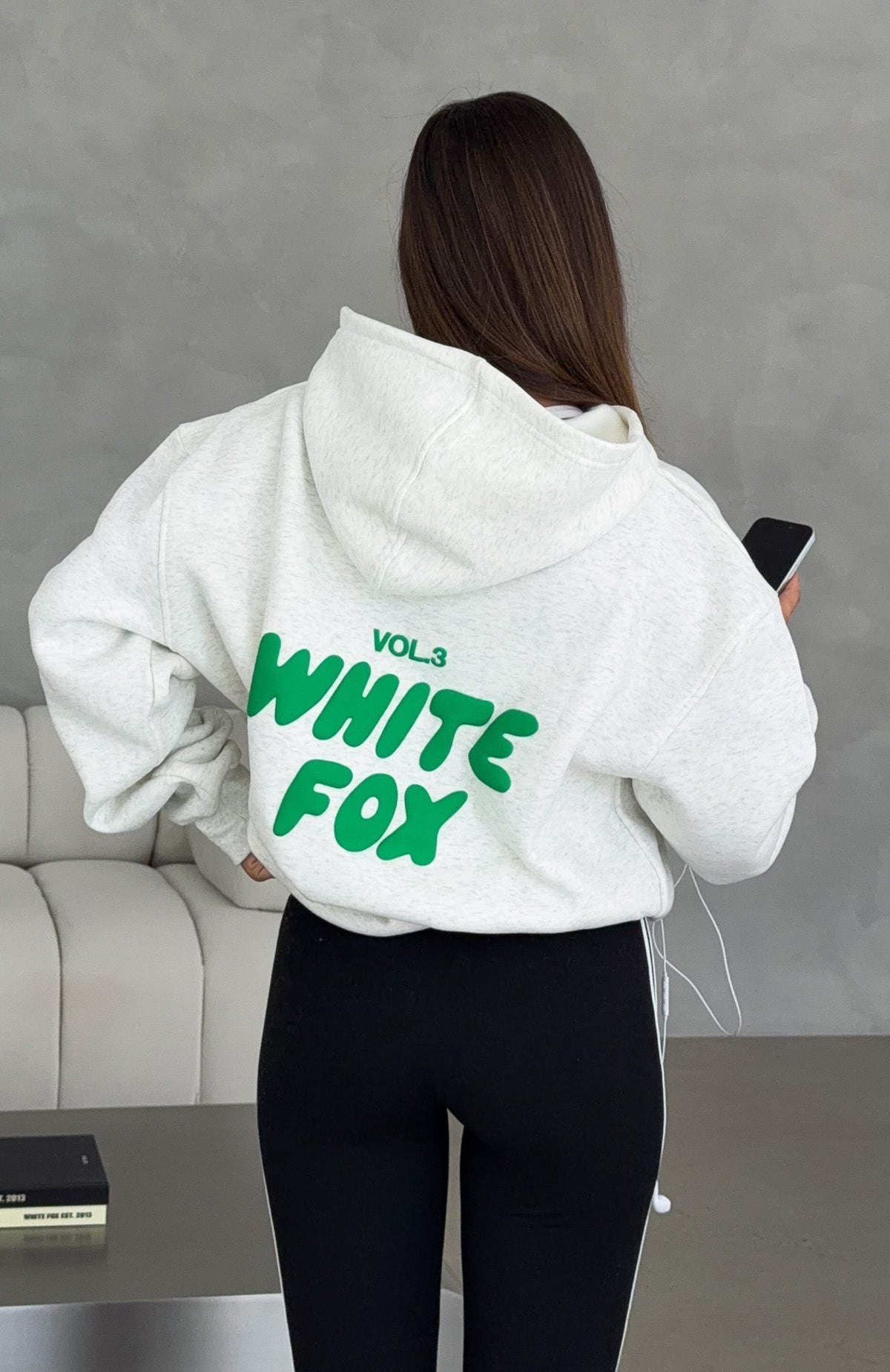 White Fox Offstage Hoodie Glacier Grey