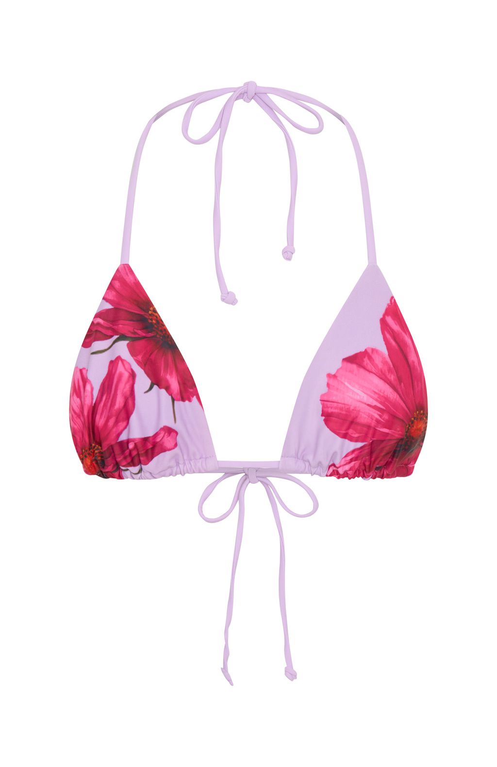 White Fox Golden Hour Bikini Top Cosmic Bloom