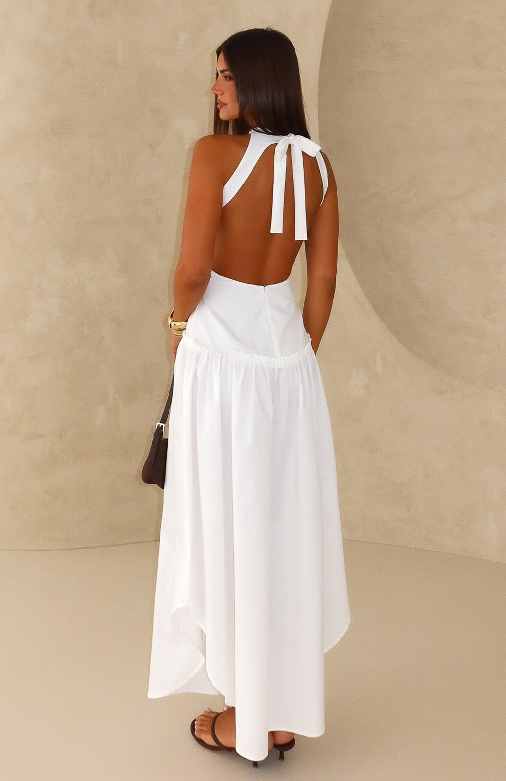 White Fox Never Yours Maxi Dress White