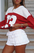 White Fox Adorable Thing Frill Skort White
