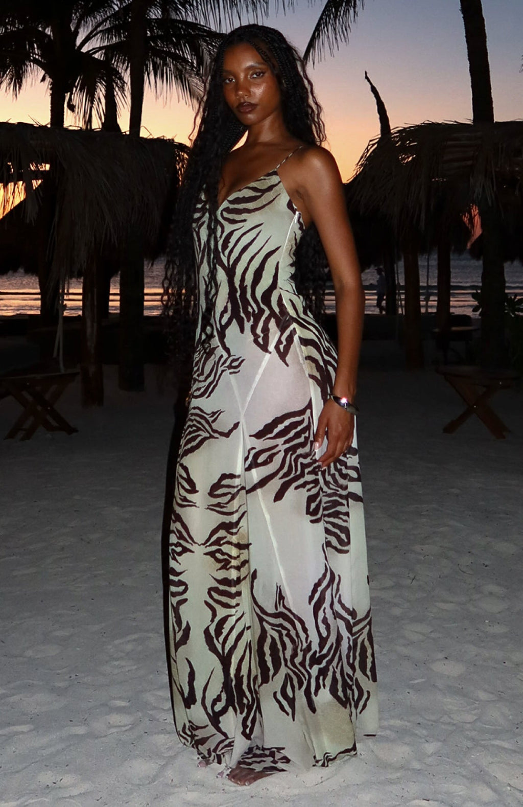 White Fox Opaque Dreams Maxi Dress Savannah