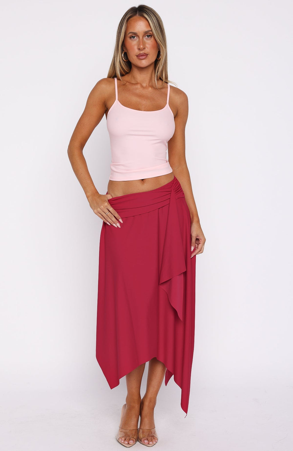 White Fox Lifetime Top Baby Pink