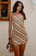 White Fox Go Loco Mini Dress Tropics