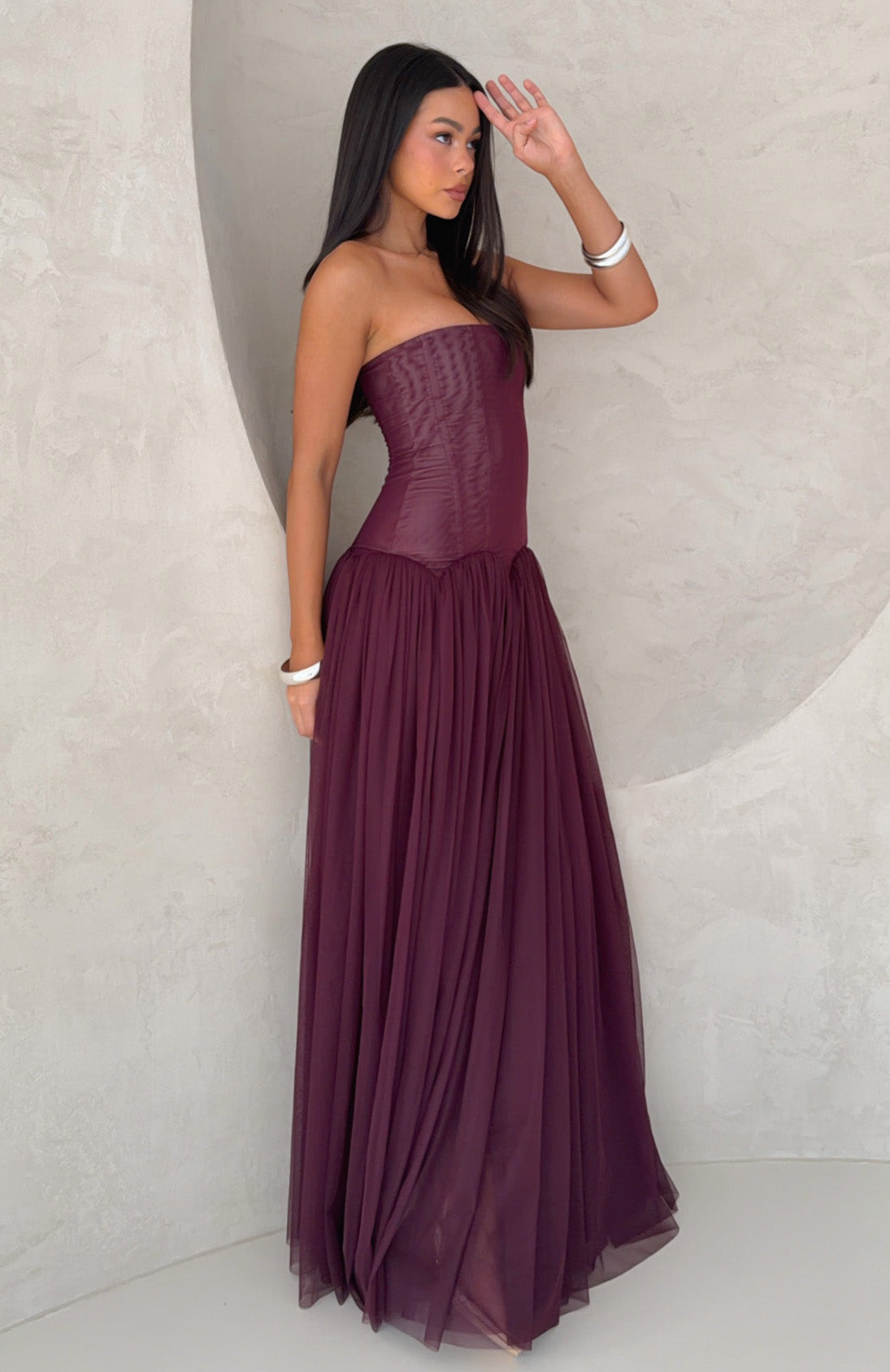 White Fox Magic Muse Maxi Dress Fig