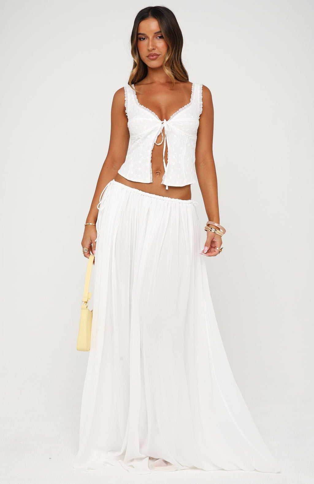 White Fox Catch My Drift Top Off White