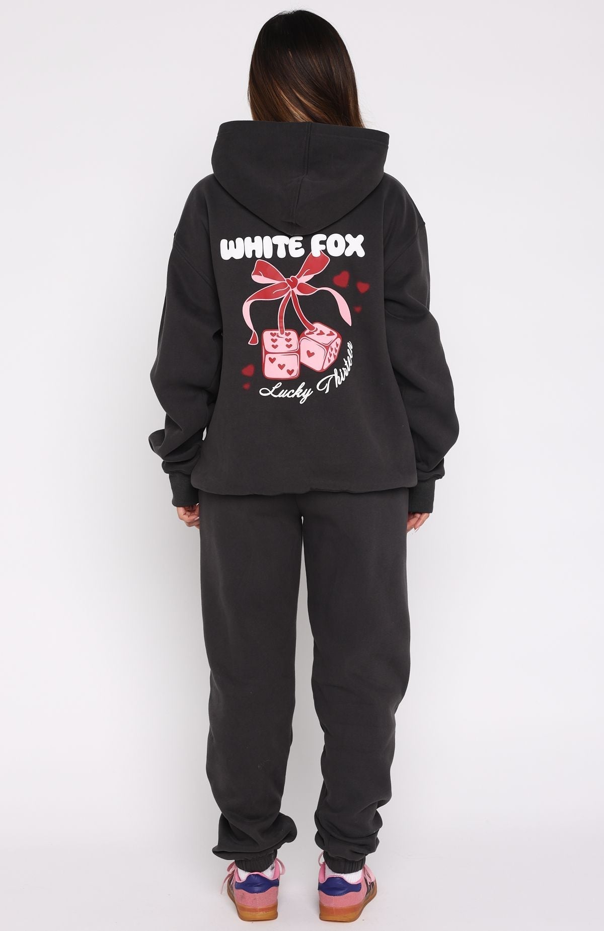 White Fox Lucky Thirteen Cheyenne Sweatpants Charcoal