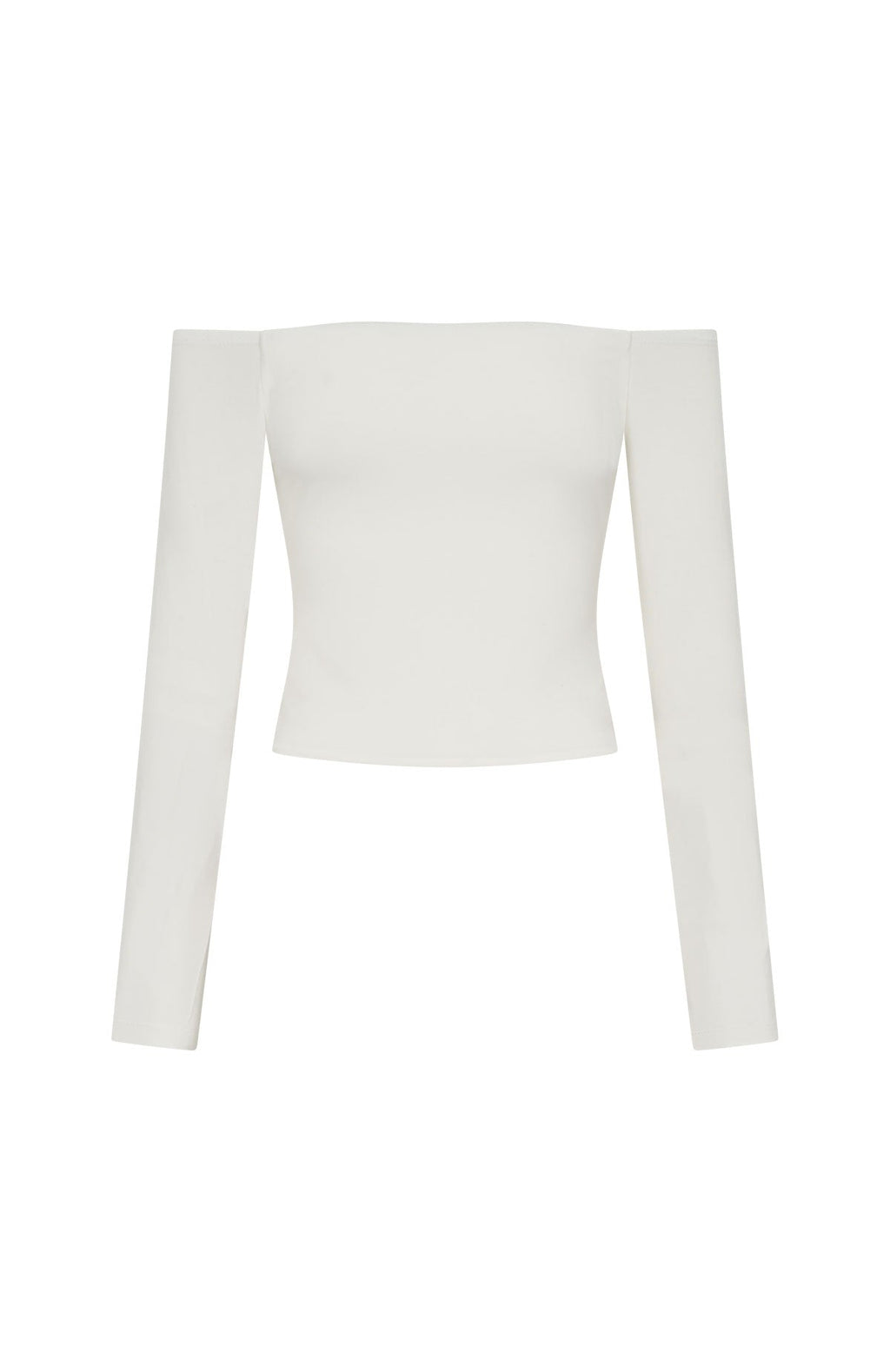 White Fox Mad For You Long Sleeve Top Cream