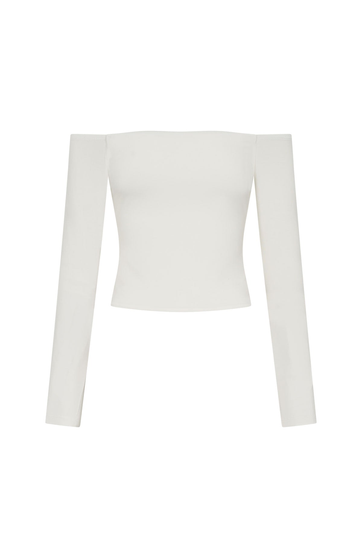 White Fox Mad For You Long Sleeve Top Cream