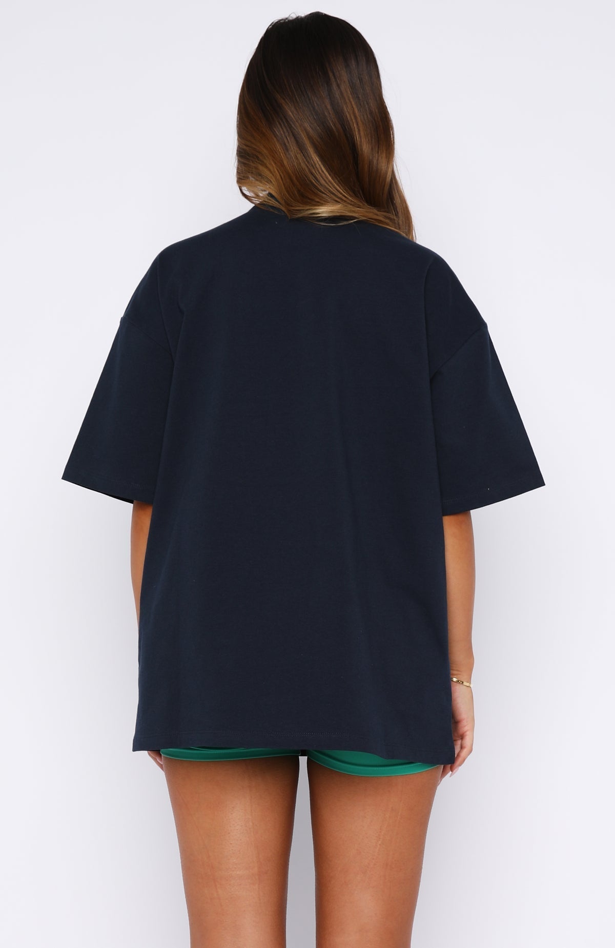 White Fox Release 15 Kiana Oversized Tee Navy
