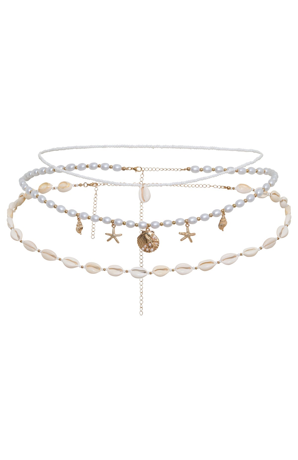 White Fox Haruko Body Chain White
