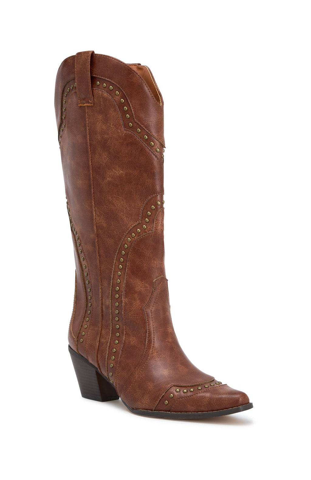 White Fox Sadie Cowboy Boots Vintage Chocolate