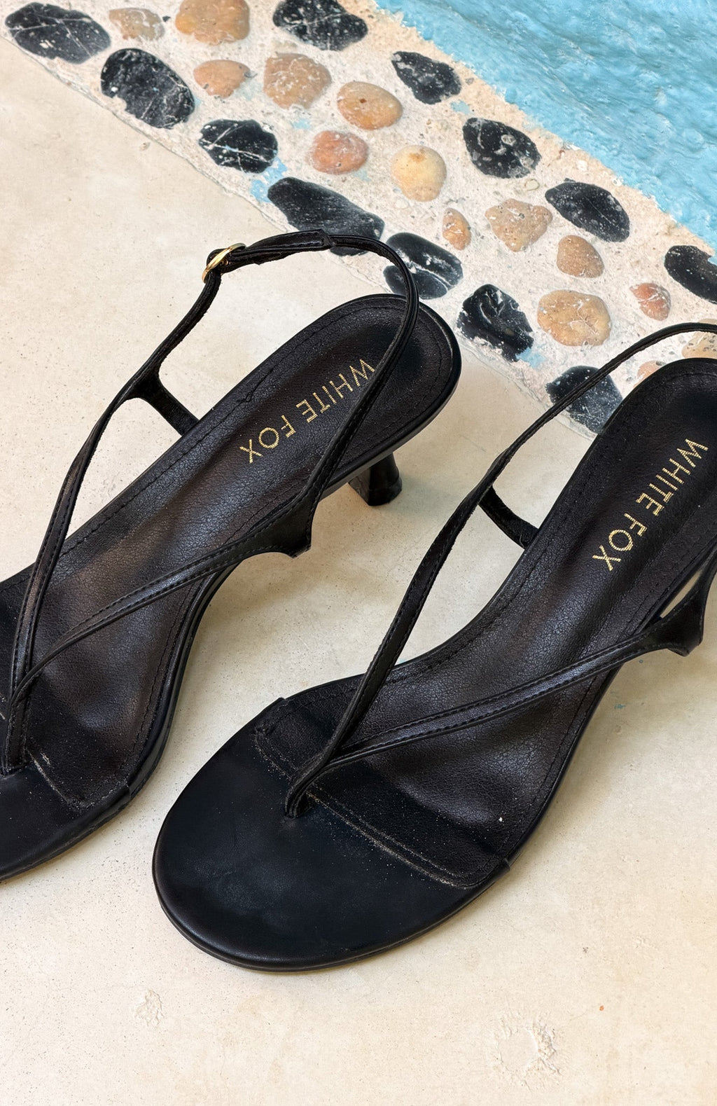 White Fox Zarah Heels Black