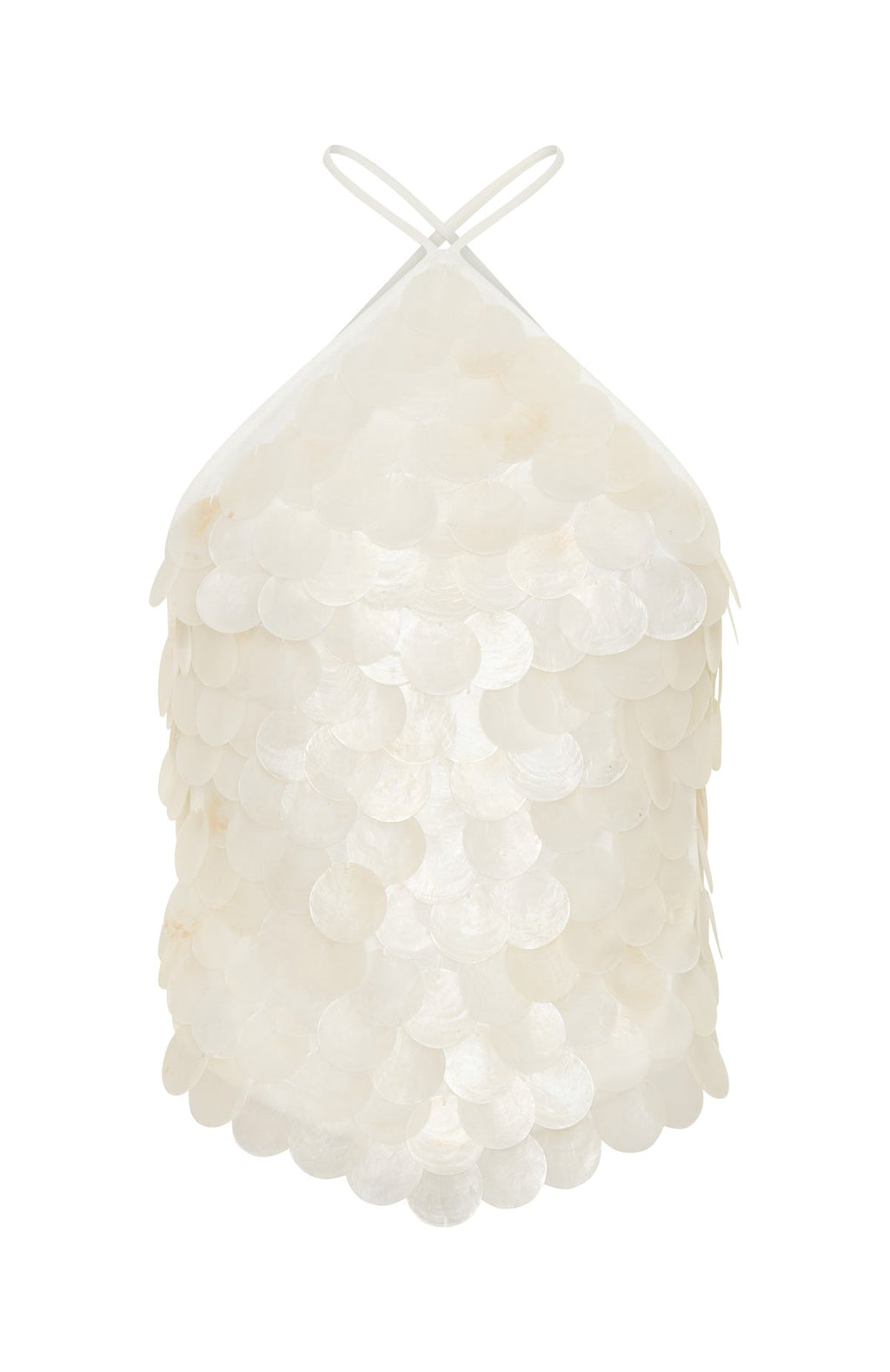 White Fox Athens Aura Shell Top White