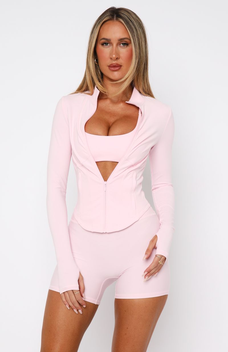 White Fox Kickoff Jacket Ballet Pink