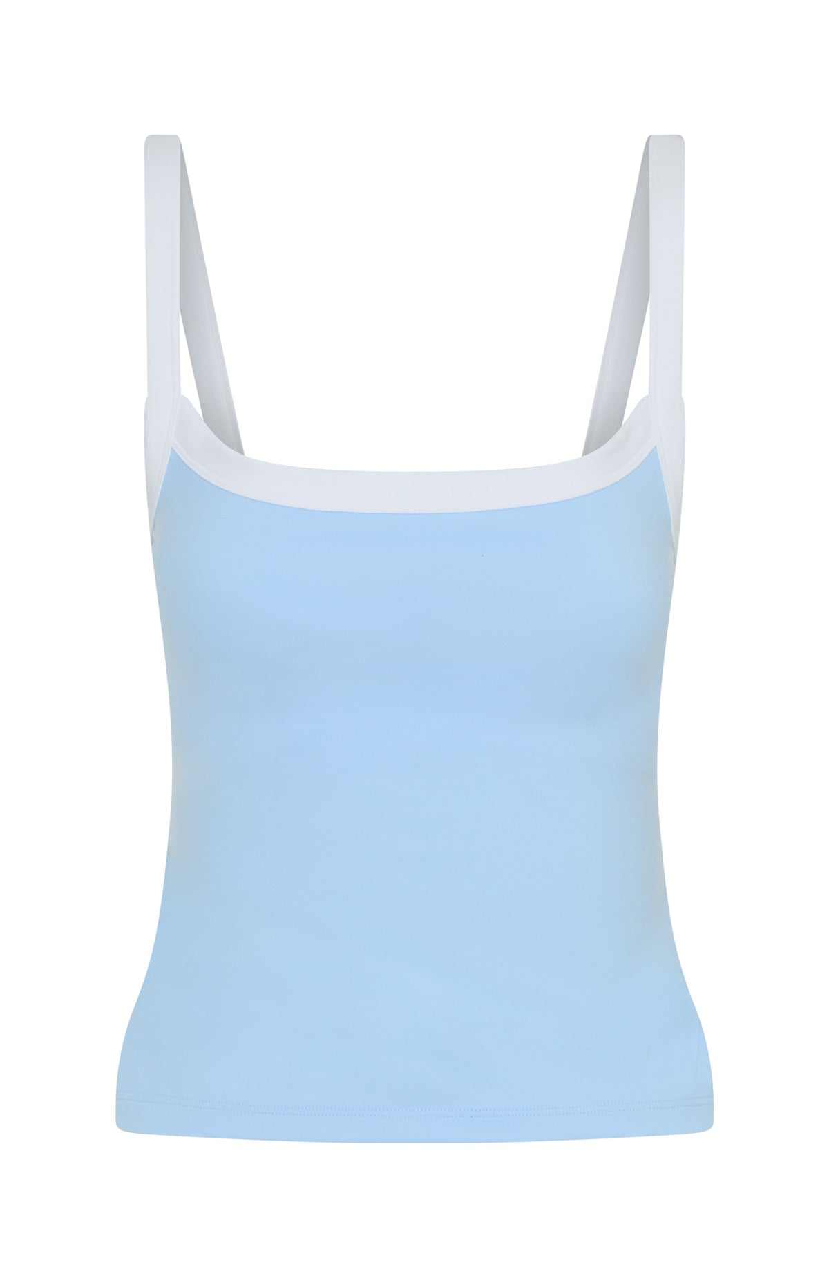 White Fox Now's The Time Active Tank Baby Blue/White