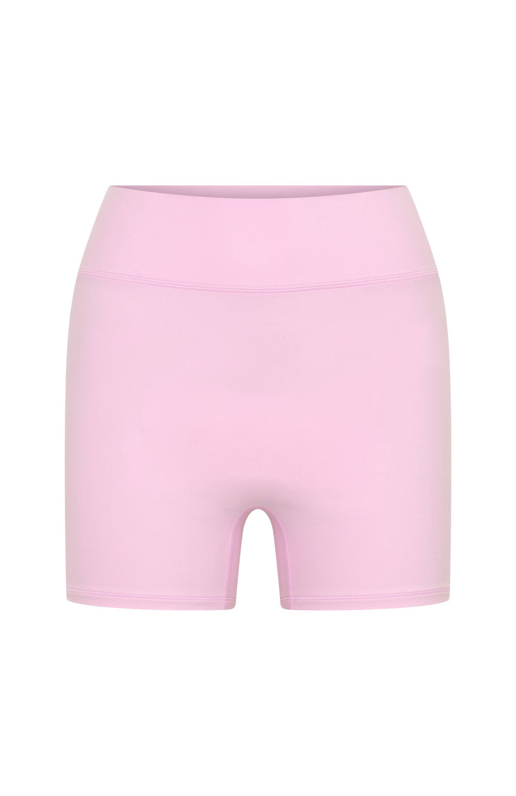 White Fox Keep Up High Waisted Shorts 4" Marshmallow