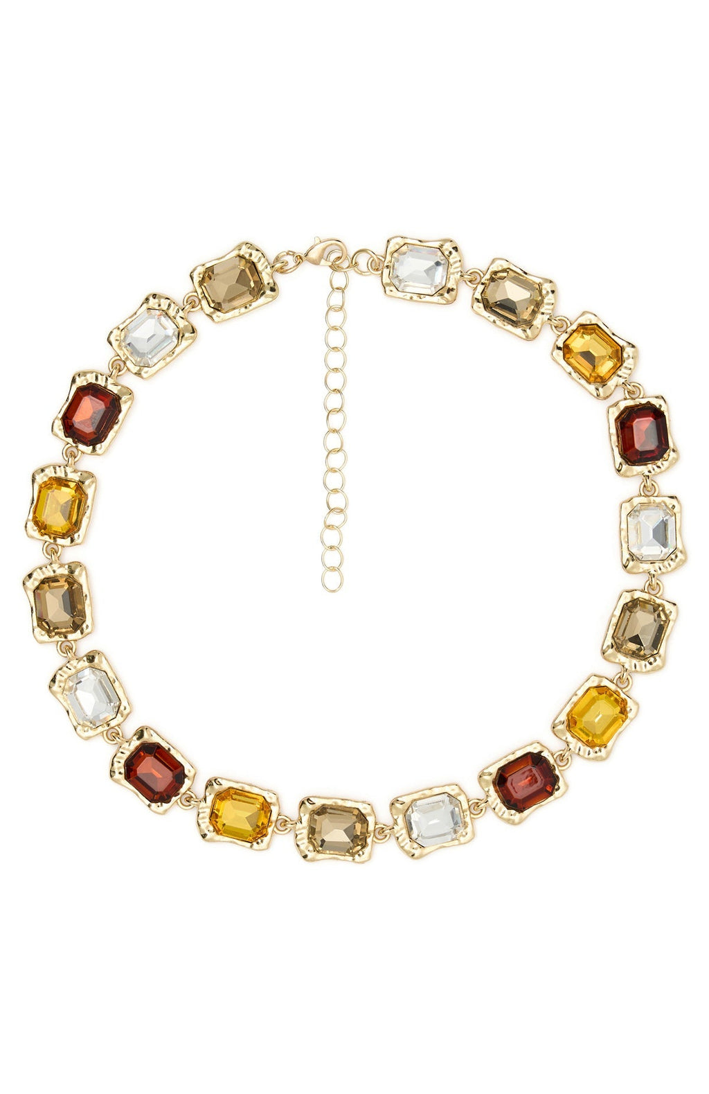 White Fox Marlena Necklace Golden
