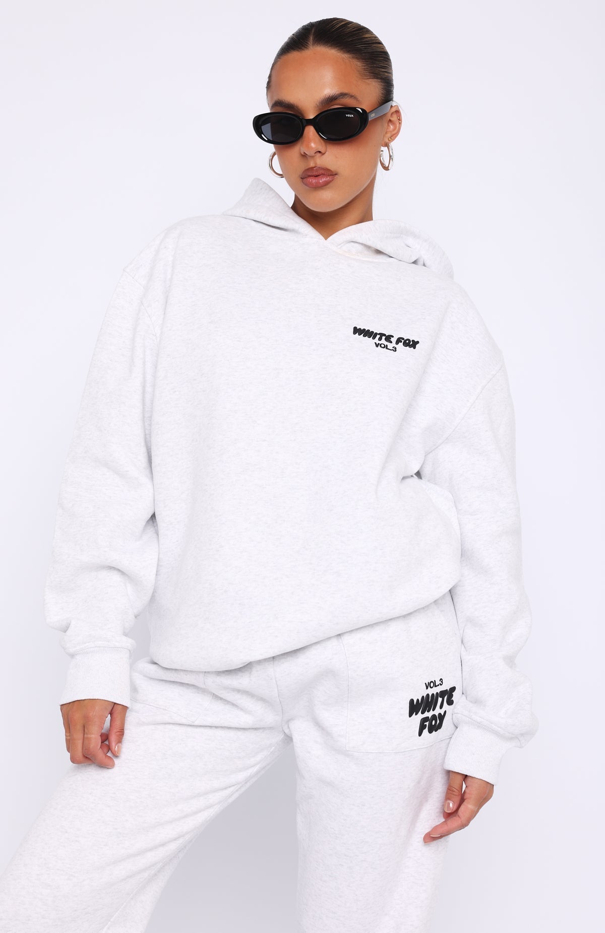 White Fox Offstage Hoodie Frosted