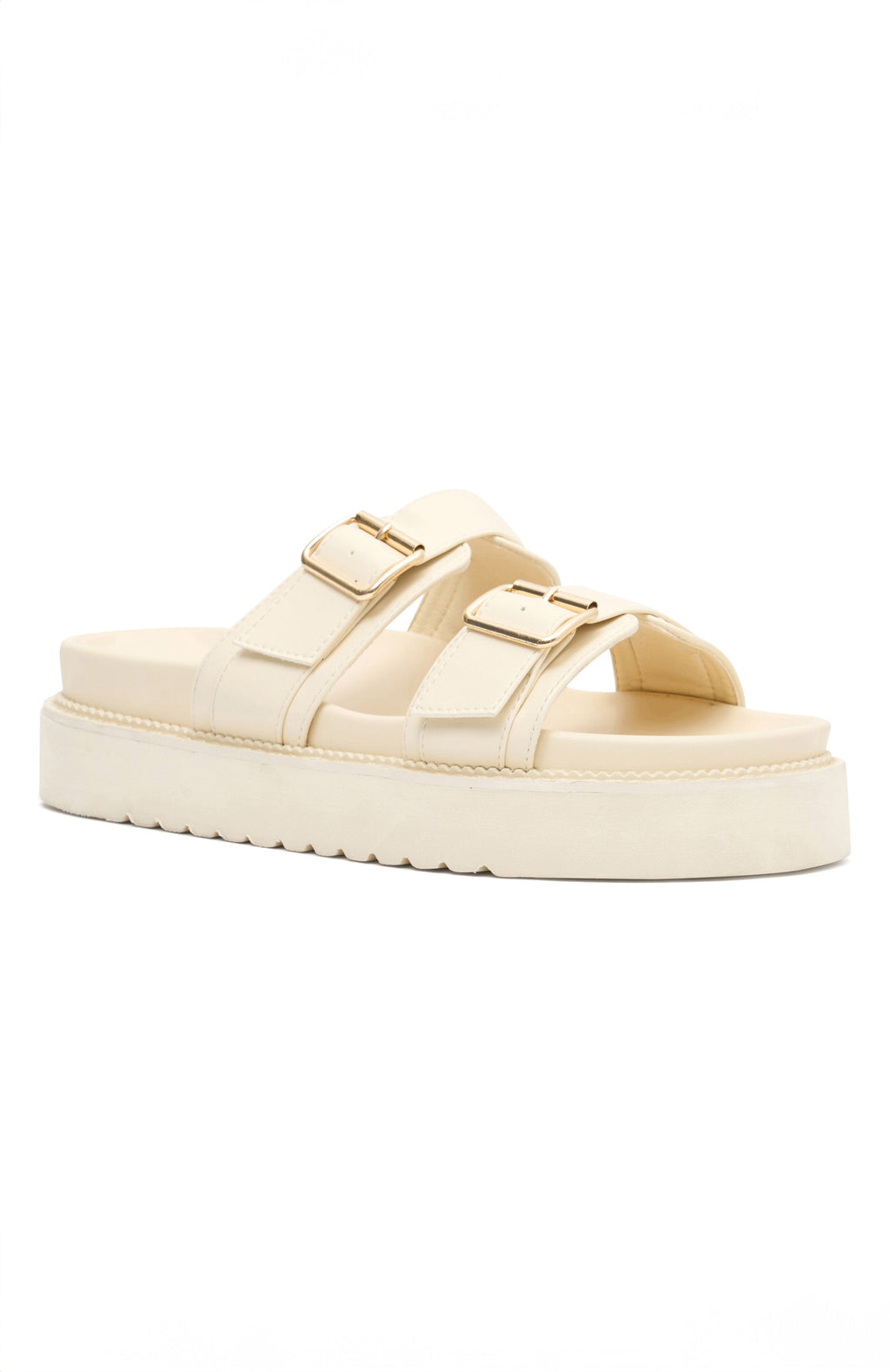 White Fox Mila Slides Ivory