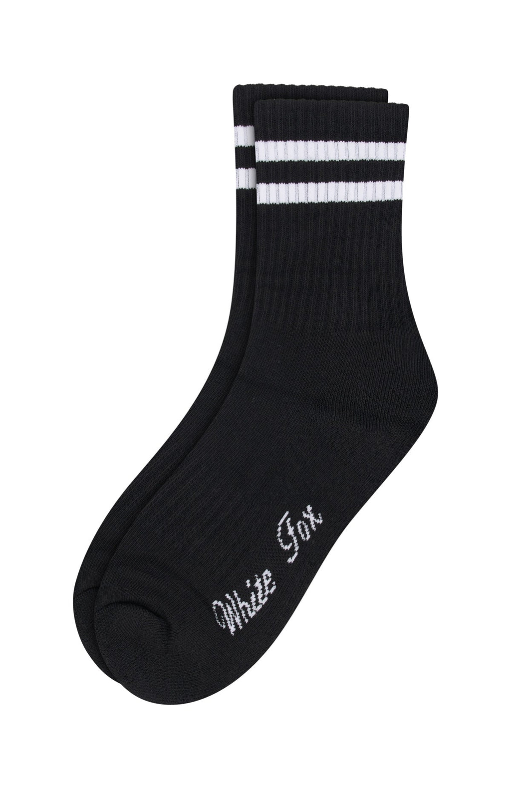 White Fox Grounded Socks Black/White