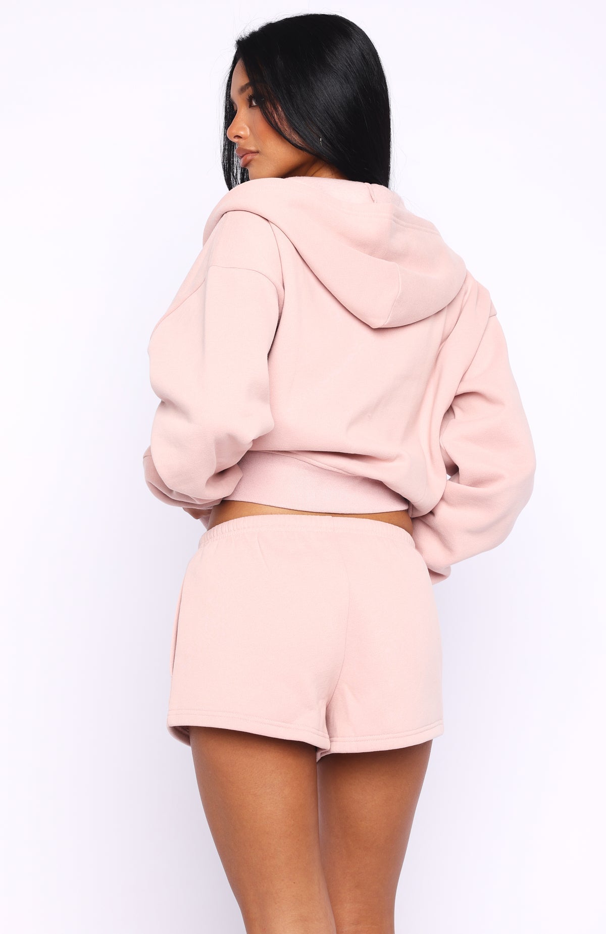 White Fox Can't Miss It Lounge Shorts Dusty Pink