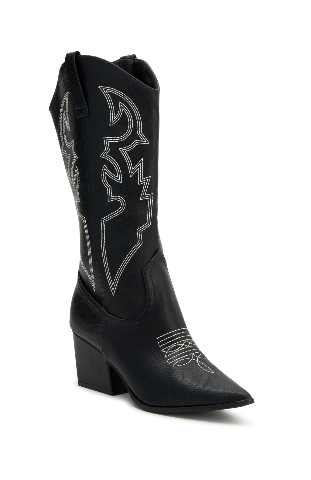 White Fox Alice Cowboy Boots Black