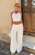 White Fox Take Me Away Pant White