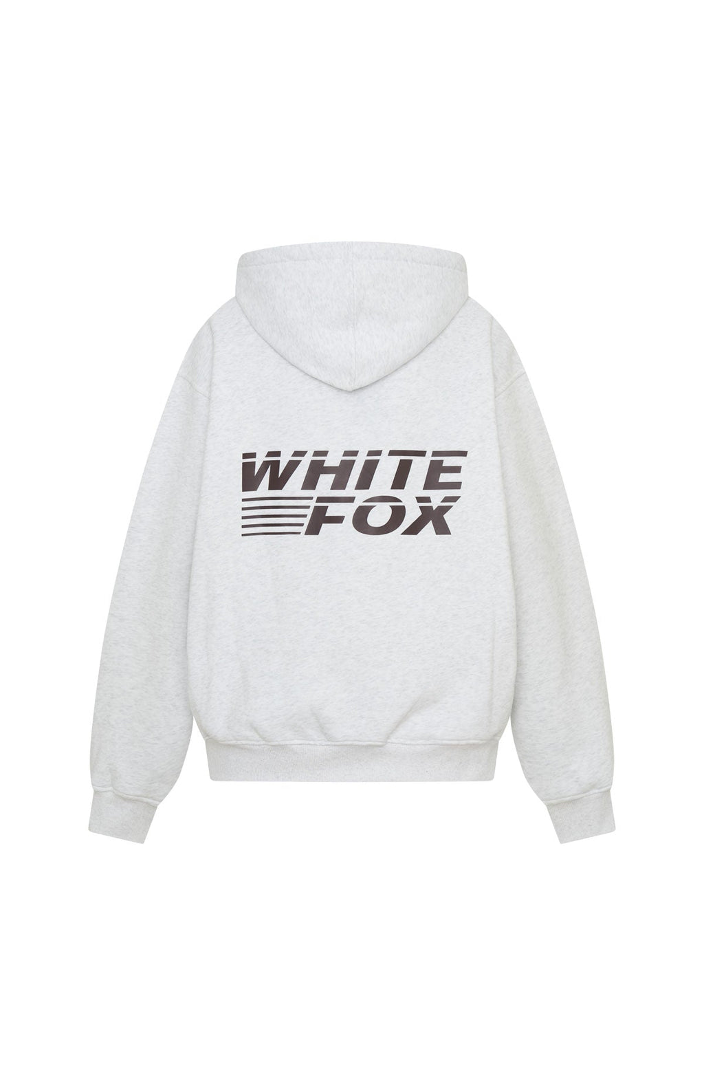 White Fox Name Of The Game Oversized Hoodie Grey Marle