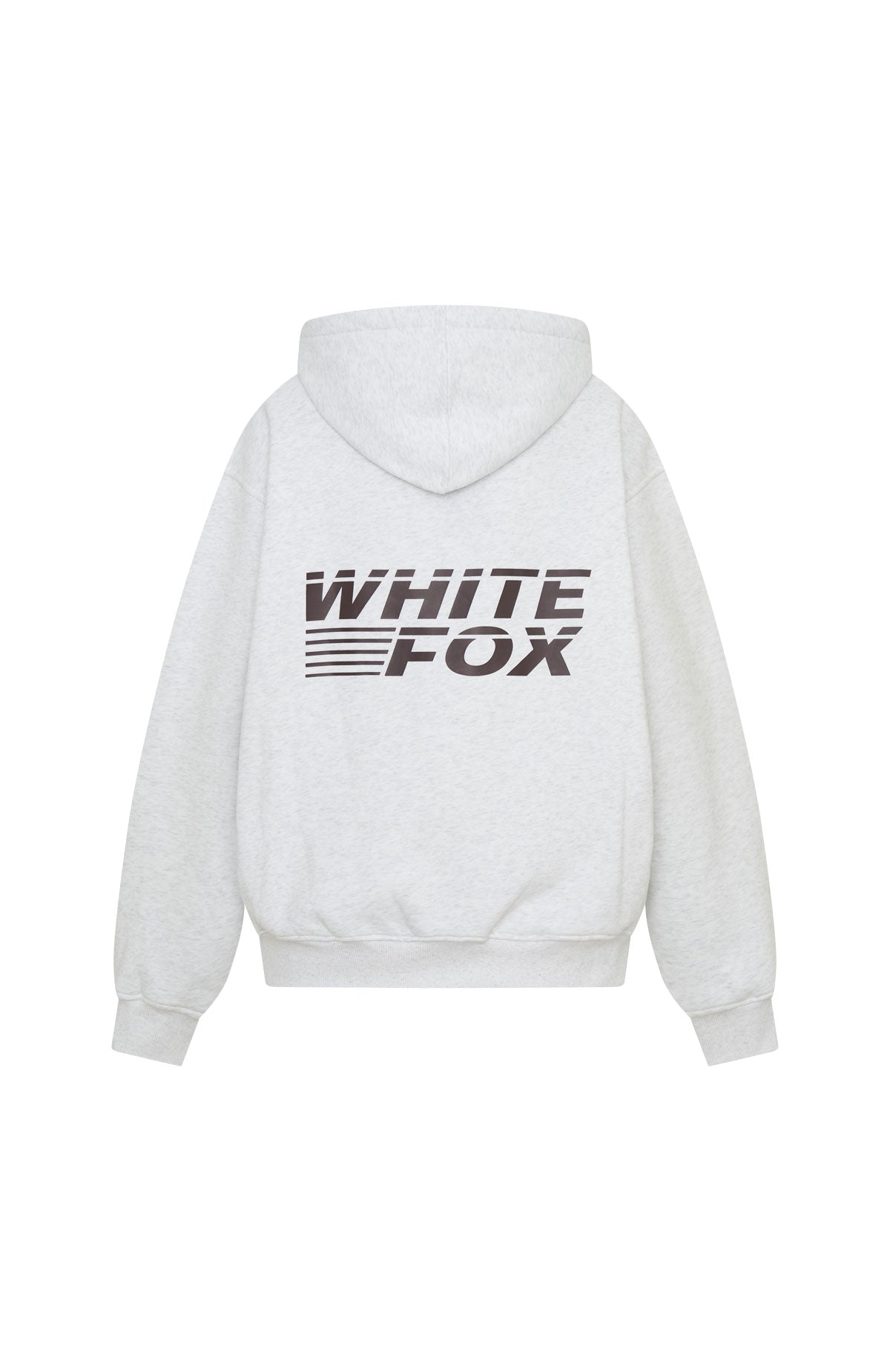White Fox Name Of The Game Oversized Hoodie Grey Marle