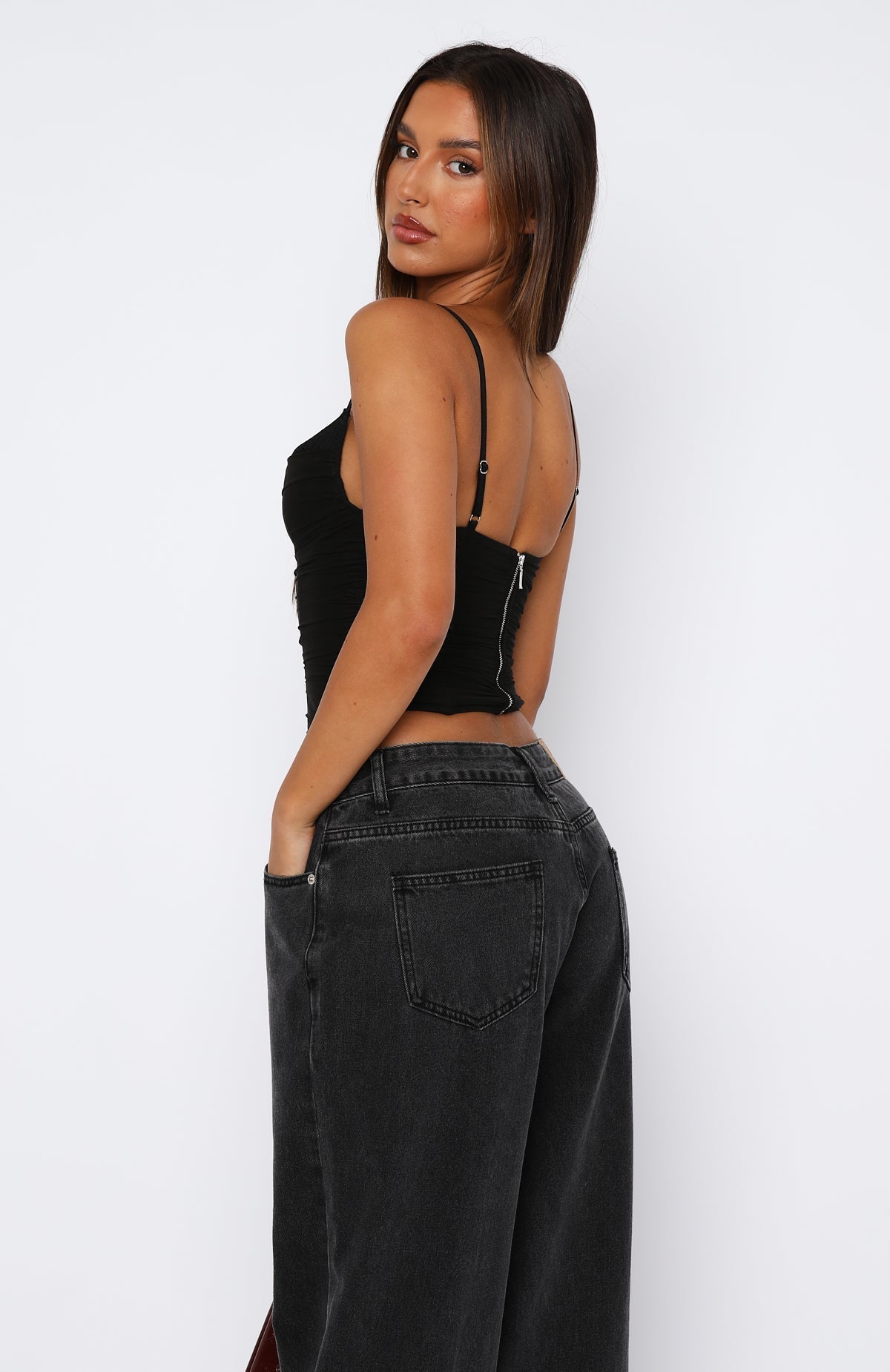 White Fox Heavenly Hour Bustier Black
