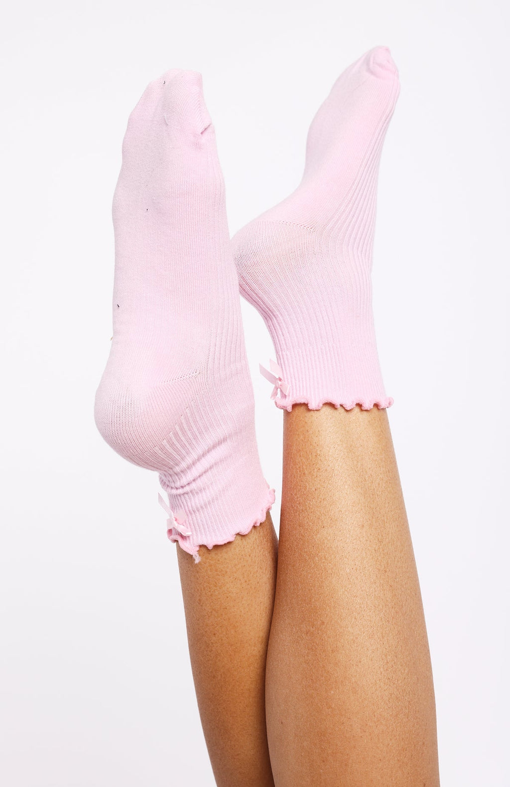 White Fox Which One Socks Pink