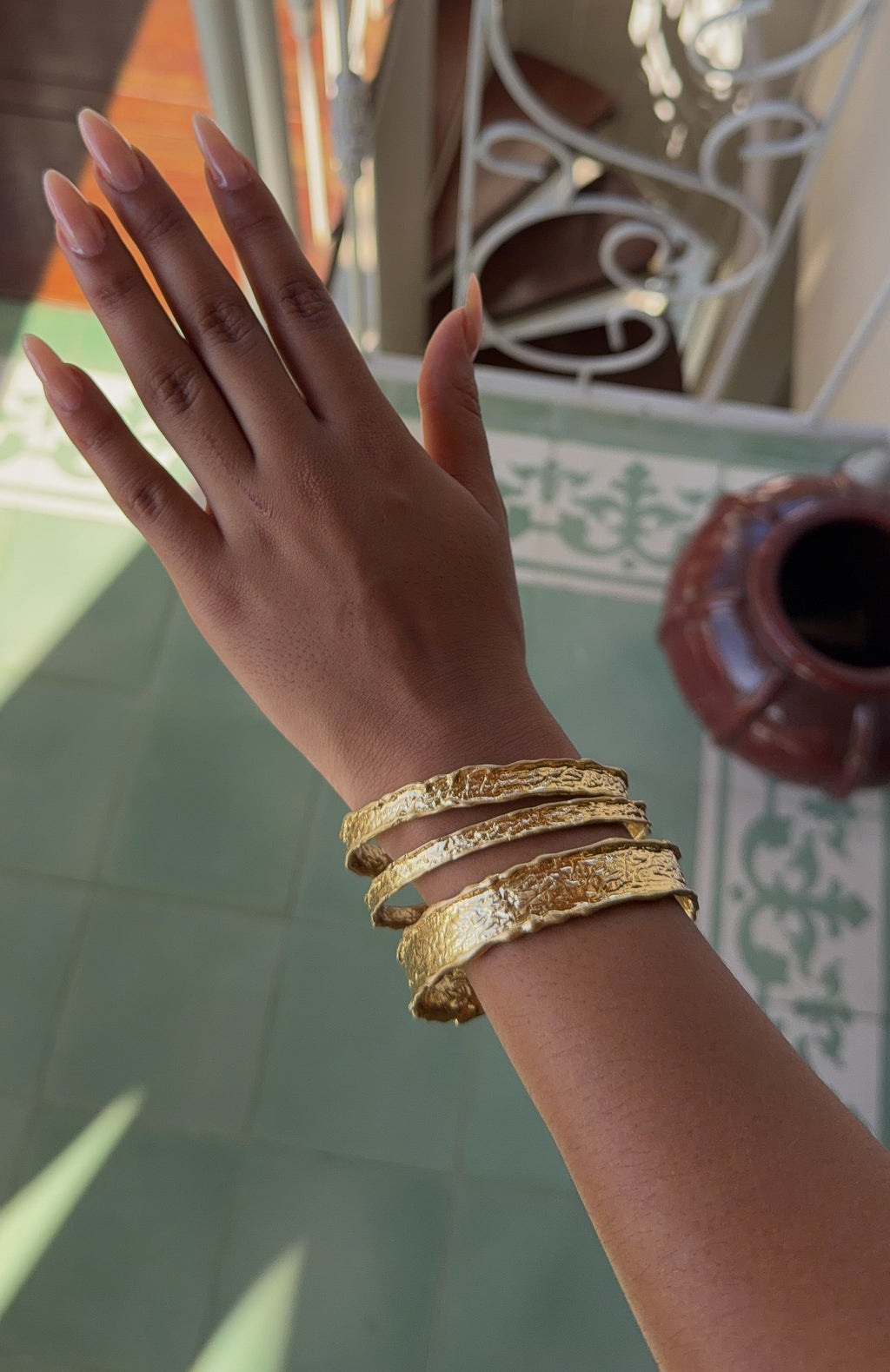 White Fox Loki Bracelet Set Gold