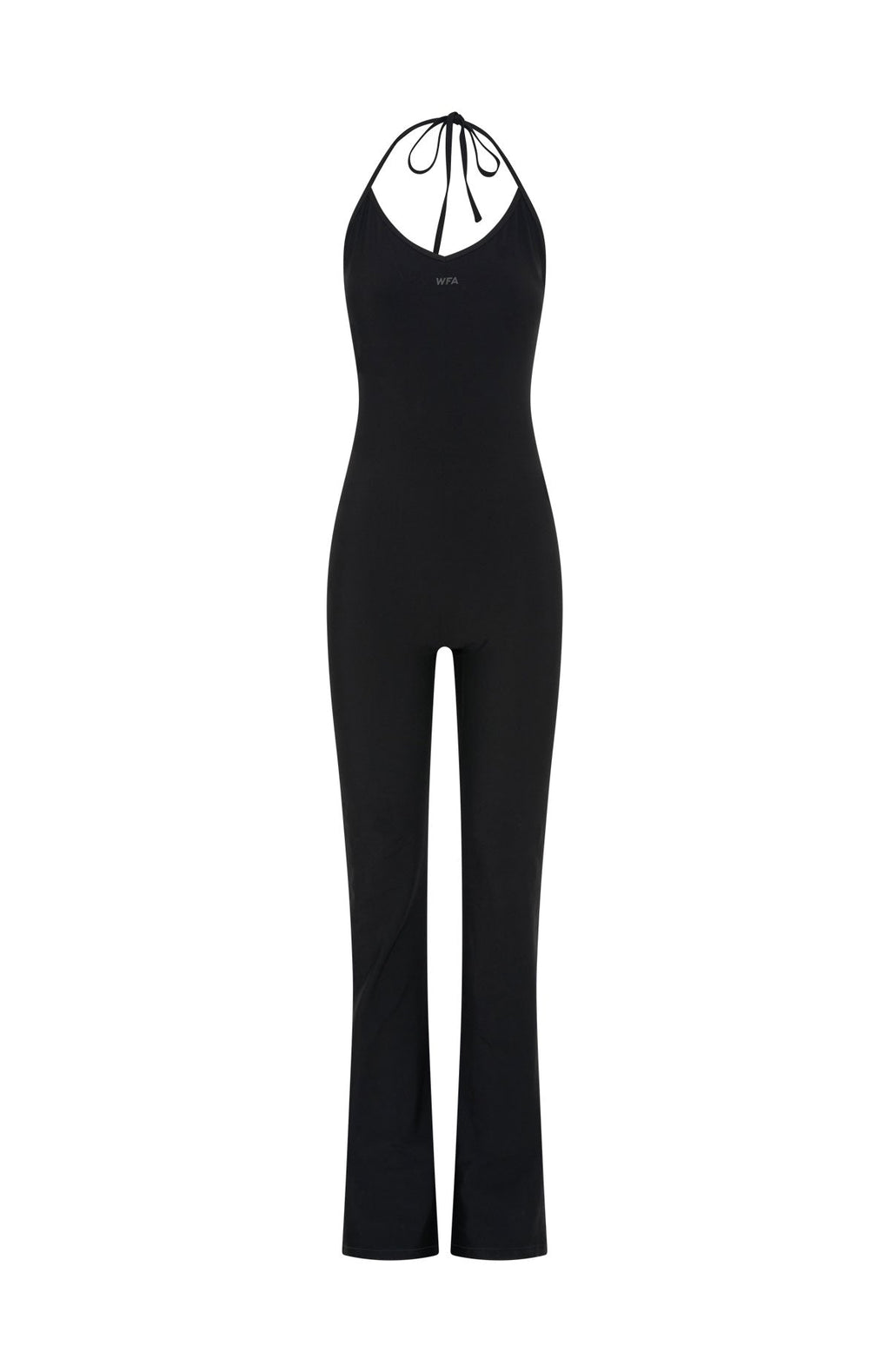 White Fox Kinetic Flare Jumpsuit Black