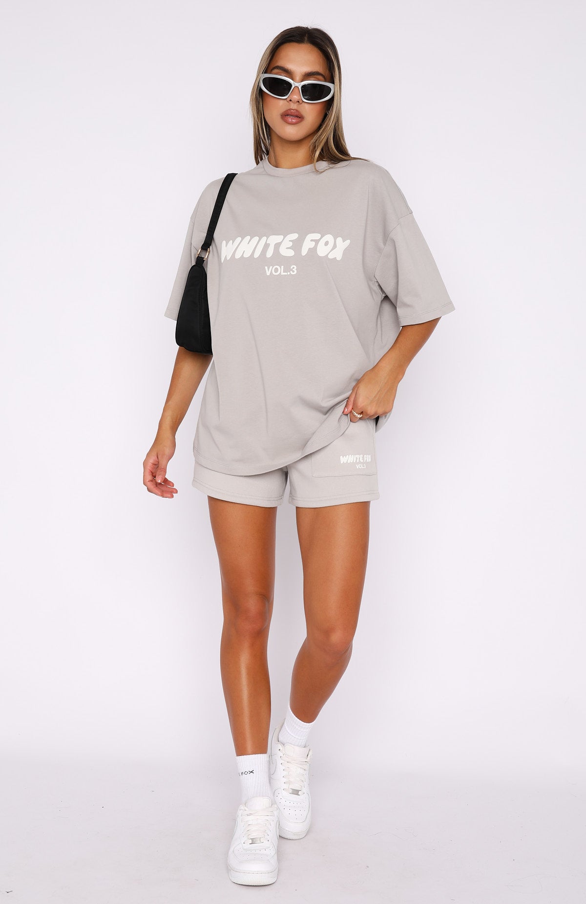 White Fox Offstage Lounge Shorts Moon