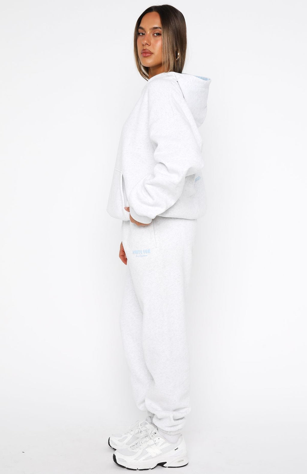 White Fox Daydreamers Nadia Sweatpants Grey Marle