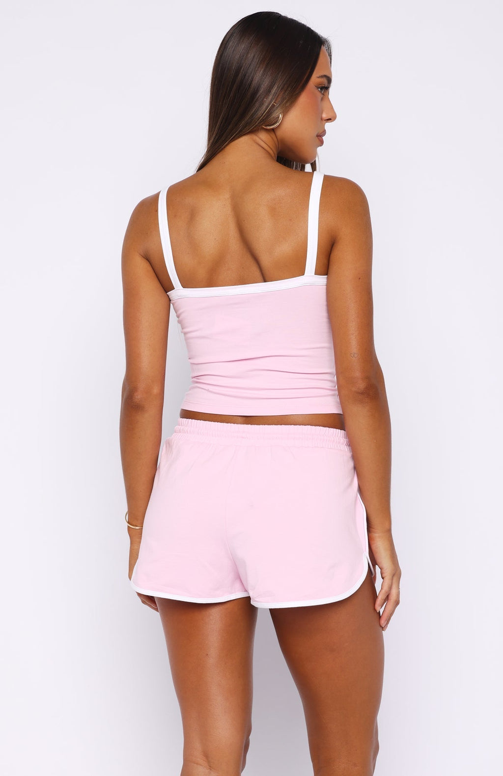 White Fox All The Time Tank Top Pink