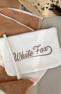 White Fox Addyson Beach Pouch Cream