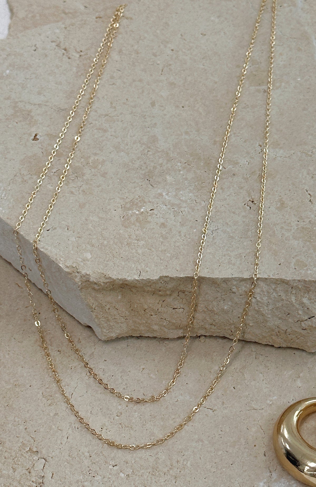 White Fox Camila Body Chain Gold