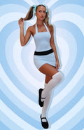 White Fox Sugar, Spice And Everything Nice Mini Dress Blue