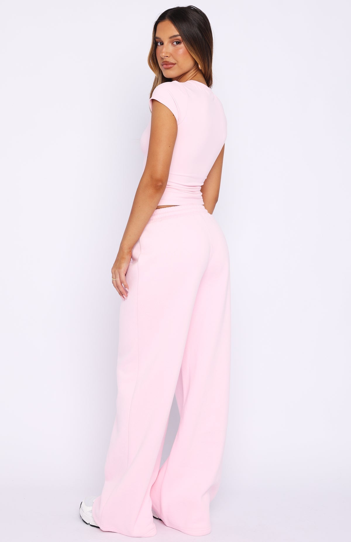 White Fox Wishing For It Wide Leg Sweatpants Posy