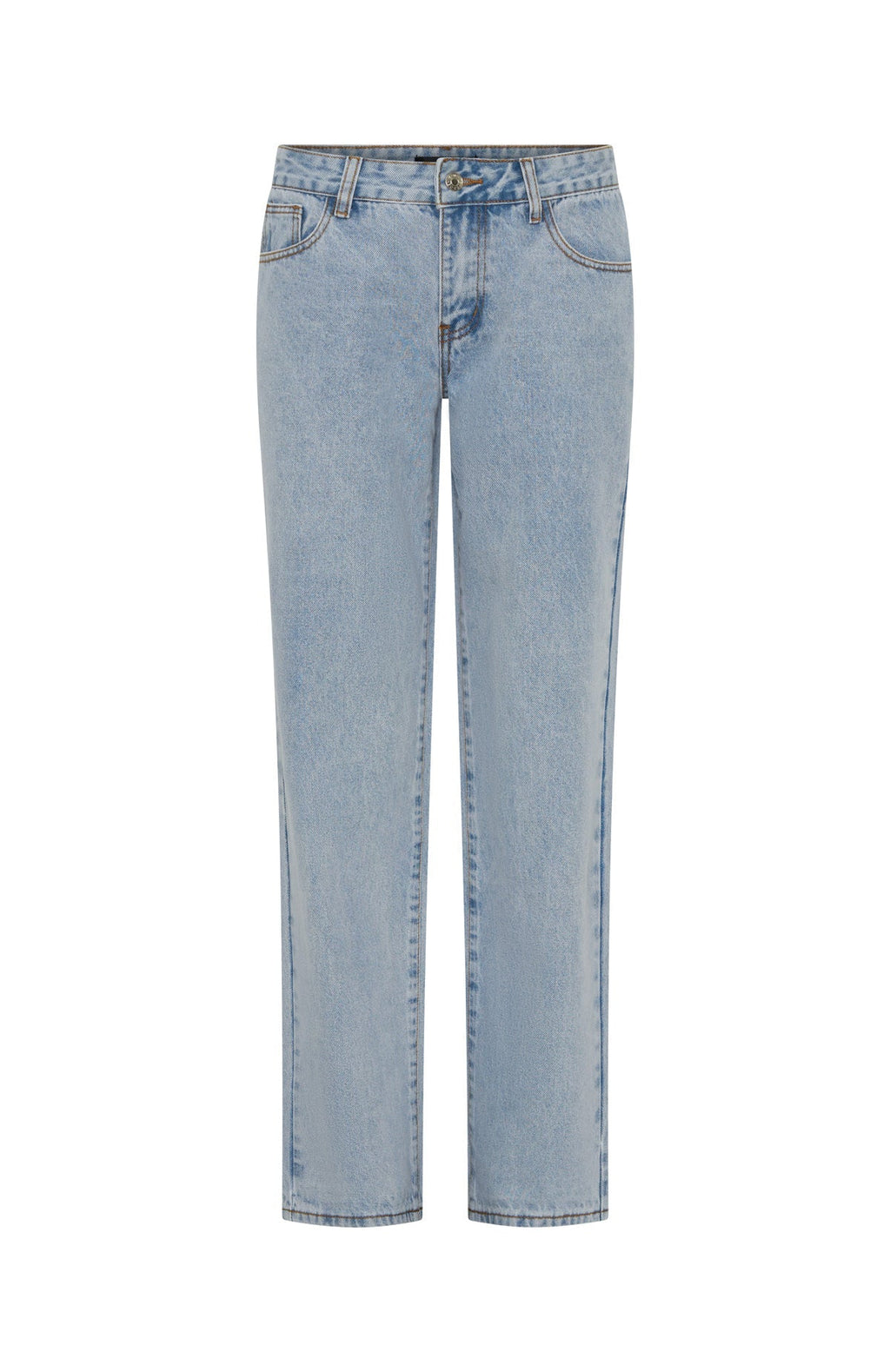 White Fox Bring The Style Low Rise Wide Leg Jeans Glacier Blue Wash