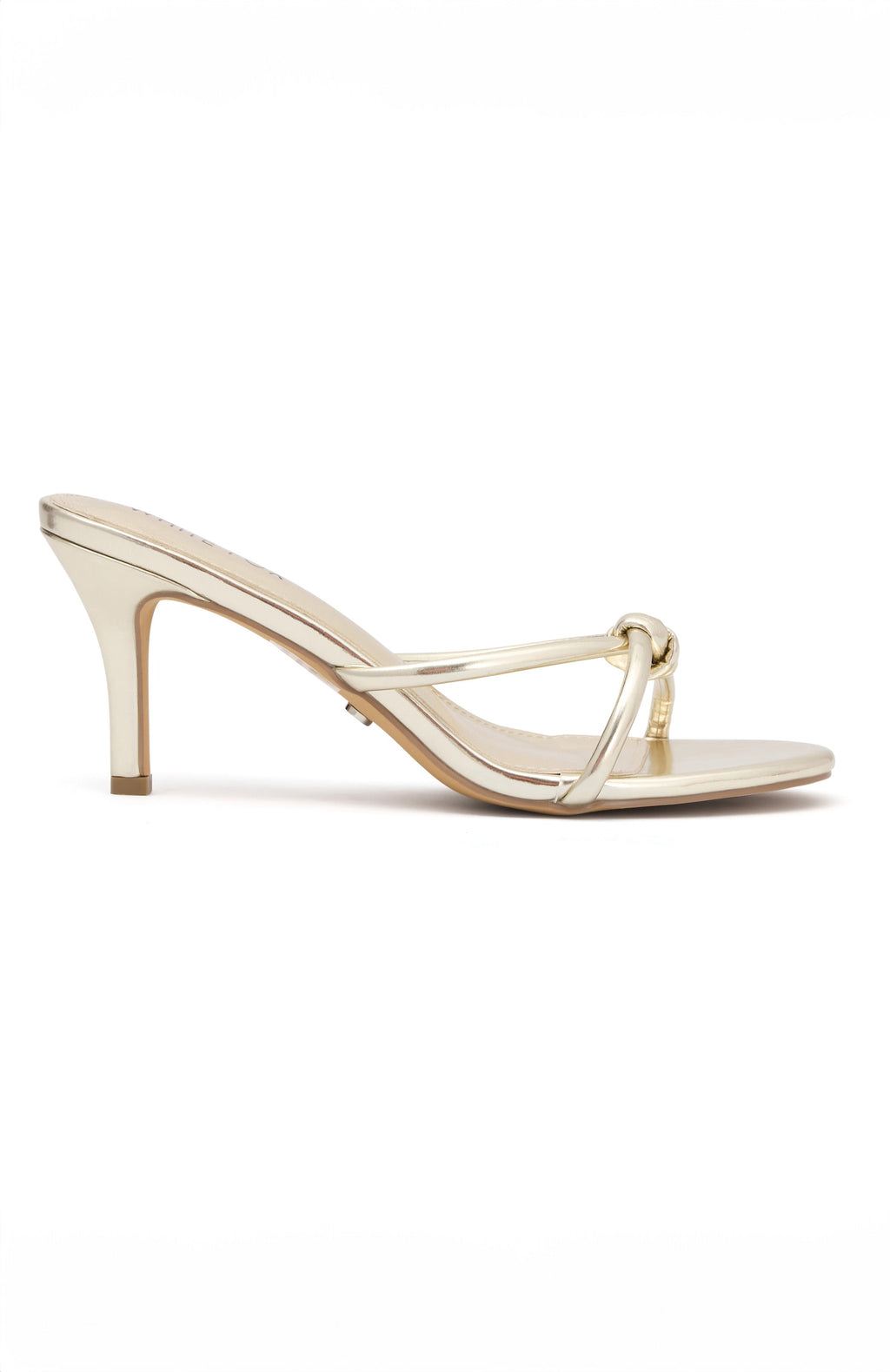 White Fox Mary Mules Champagne