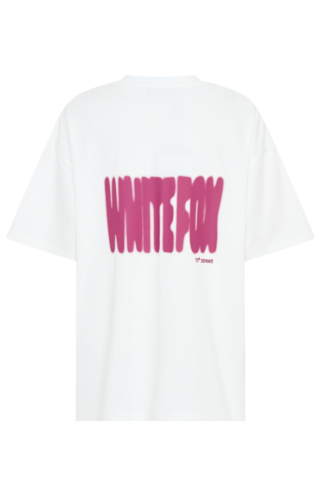 White Fox 11th Street New York Or Nowhere Oversized Tee Berry Blast