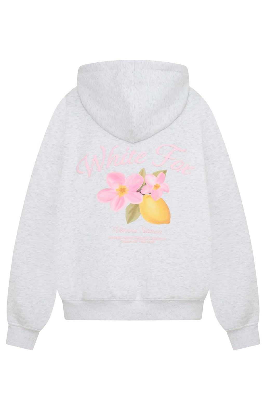 White Fox Verano Sixteen Valeria Oversized Hoodie Grey Marle