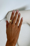 White Fox Jakov Ring Gold